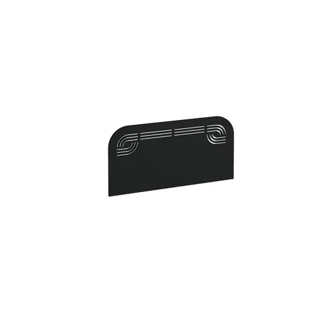 Offset Acoustic Desktop Screen - 800mm - Black